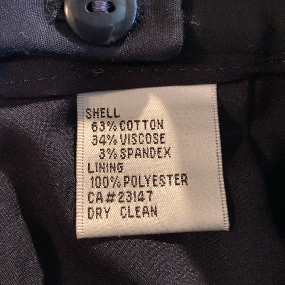 Talbots Petites navy pencil skirt with pockets size 4 - Picture 7 of 8